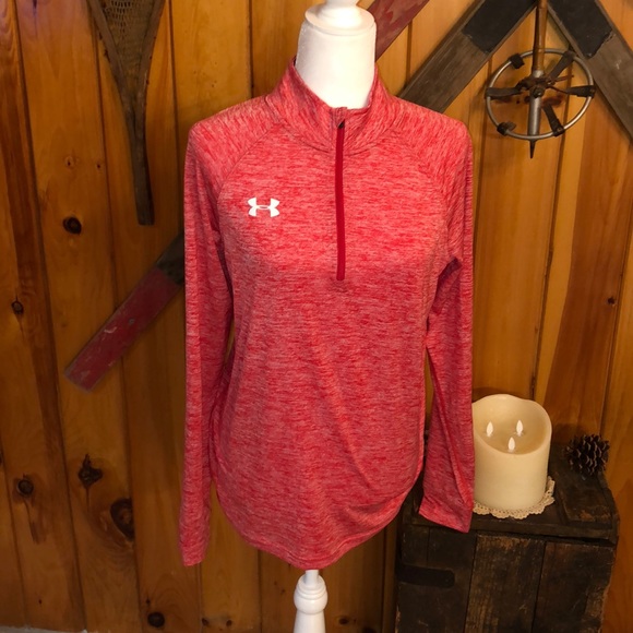 Under Armour Tops - Unisex Under armor pullover with neck zip up